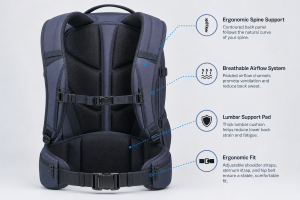 ergonomic backpack