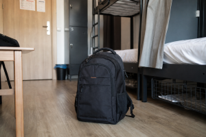budget travel backpack